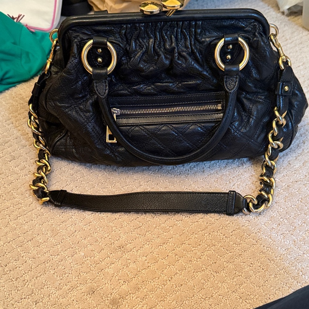 Marc Jacobs Quilted Leather Stam Bag